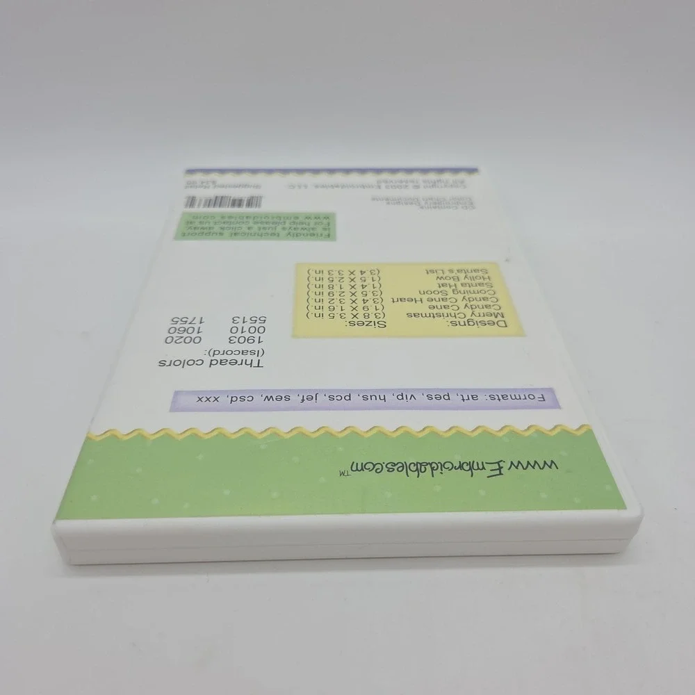 EMBROIDERABLES MACHINE Embroidery CD Christmas Designs
